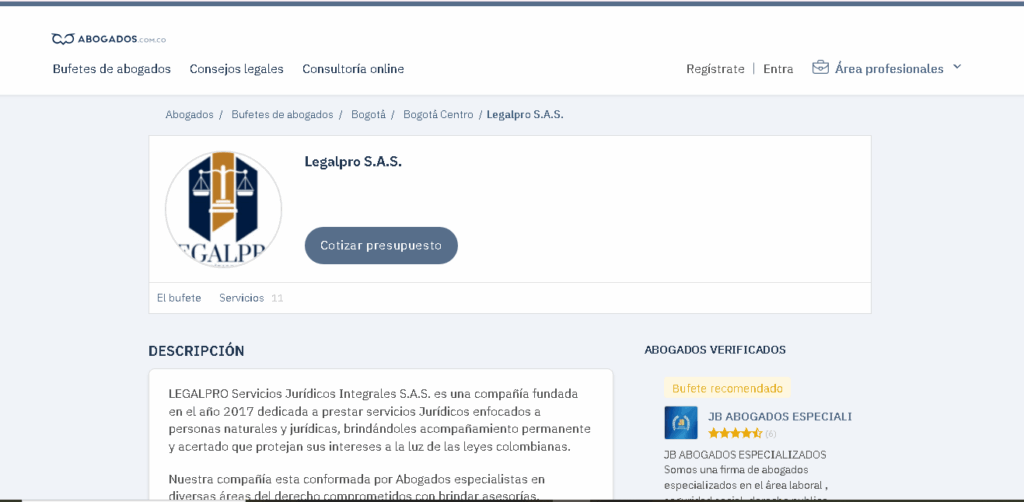 MiDespacho vs Legalro